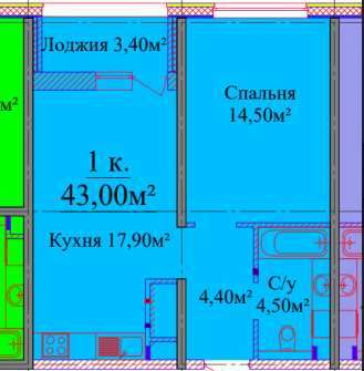 1-комнатная Жаботинского Киевский