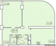 2-комнатная квартира 86,18 м²