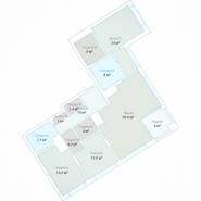 3-комнатная квартира 140,5 м²