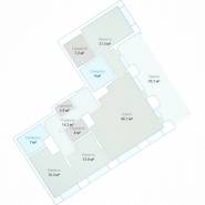 3-комнатная квартира 153,1 м²