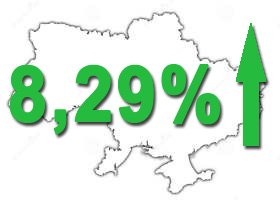 на 8,29%