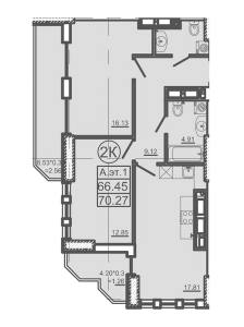 70,27 м²