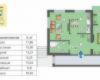 Планировка 70,65 м² Малоквартирные дома на 13 ст Б.Фонтана